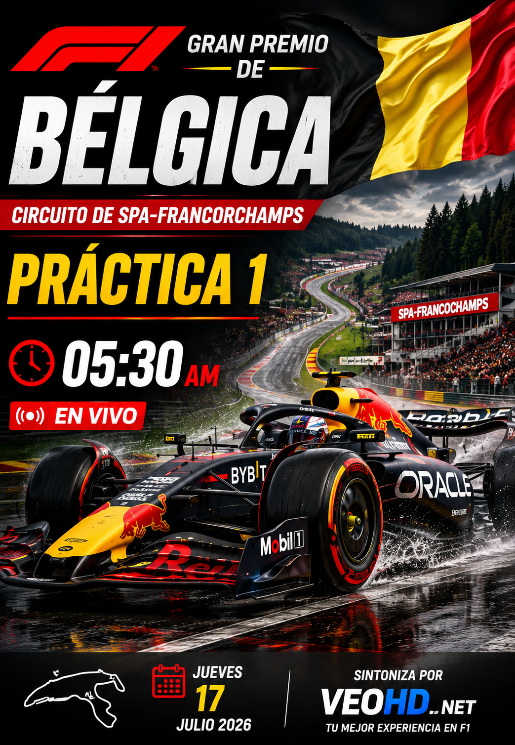 Gran Premio de Bélgica Practica 1